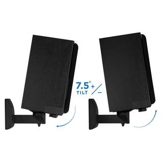 mount-it! Speaker Wall Mounts with Sliding Clamps (Pair) MI-SB37