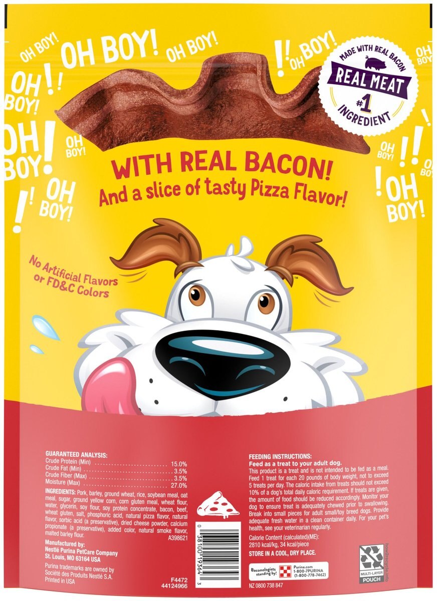 Purina Beggin' Pizza Flavor w/Real Bacon Dog Jerky Treat