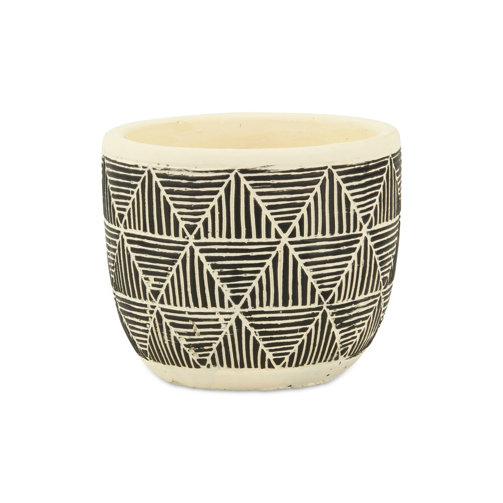 Sankabe Black Ceramic Banded Pyramid Pottery