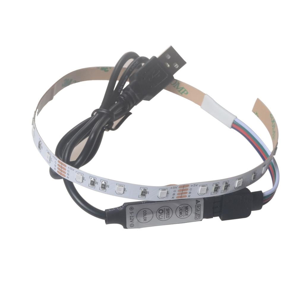 USB 5V 2835 12SMD 20CM RGB LED Strip Light Bar TV Back Lighting Kit Led lights for bedroom outdoor floor lamp pendant DIY Wedding Party Bedroom Terrace(Multicolor)