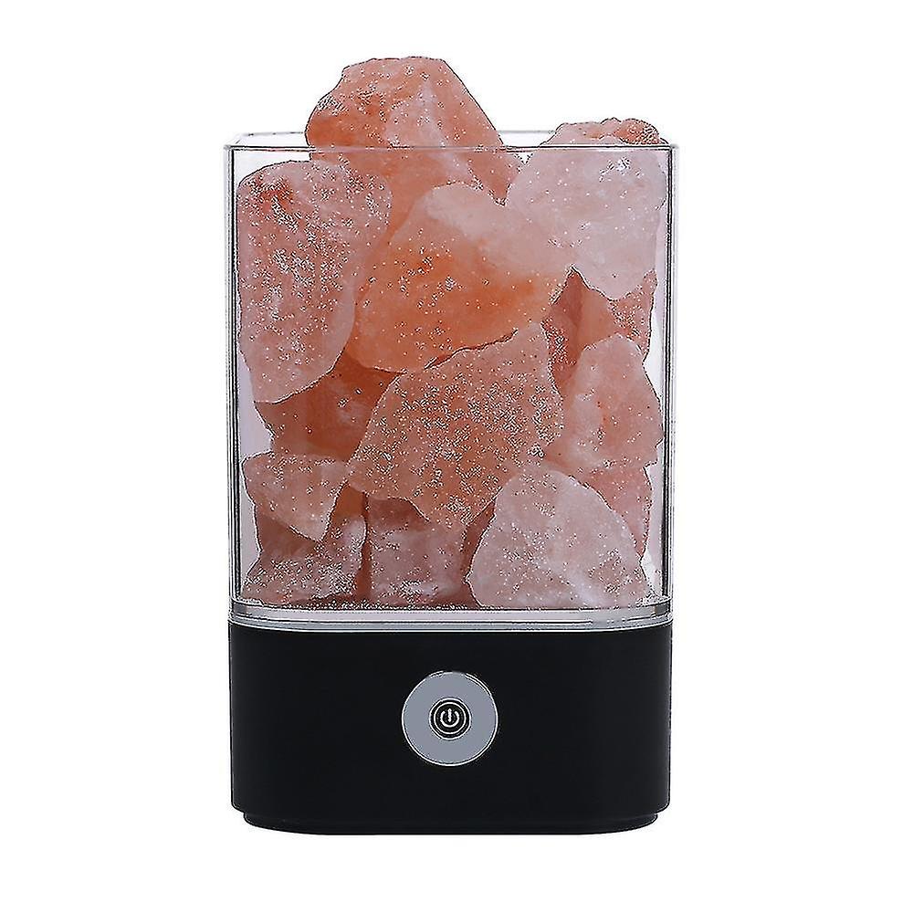 2 Pack Salt Lamp Natural Himalayan Pink Crystal Square