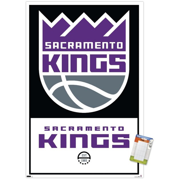 Trends International Nba Sacramento Kings Logo 21 Unframed Wall Poster Prints