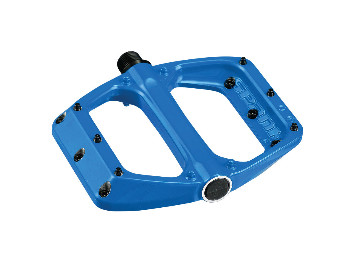Spank Spoon DC Flat Pedals - Blue - 2021