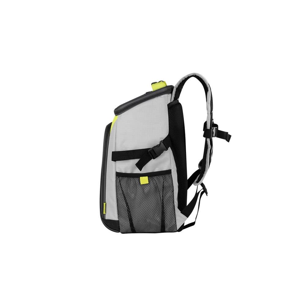 Igloo Backpack Trek Cooler  Top Grip 28 Can Ash Gray/Acid Green ;