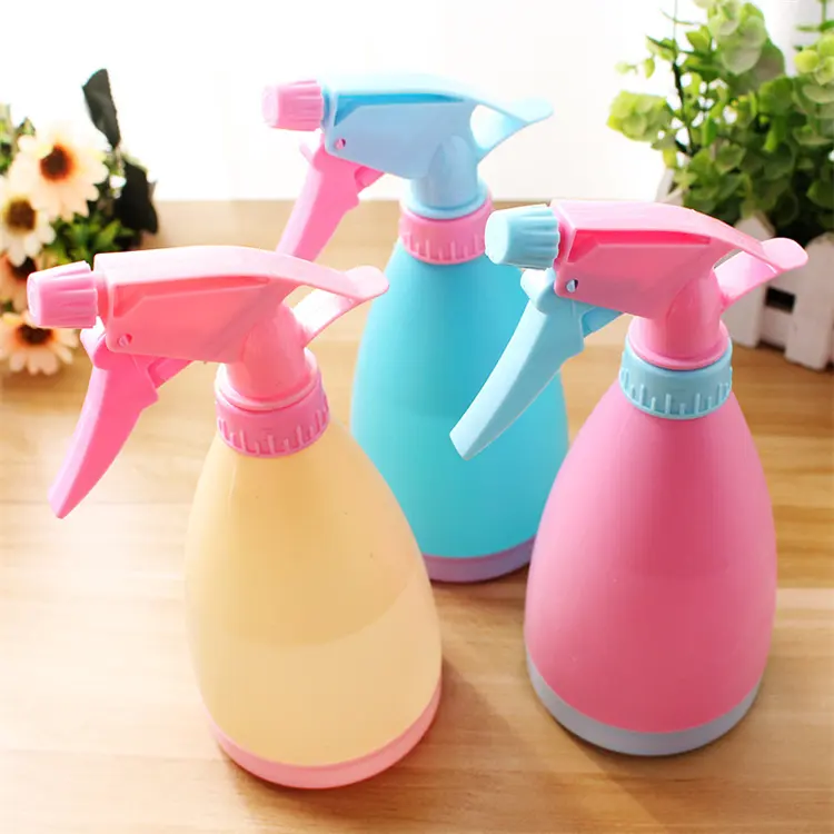 Hand pressure flower watering plastic sprayers Garden small watering cans candy colored sprinklers watering pot