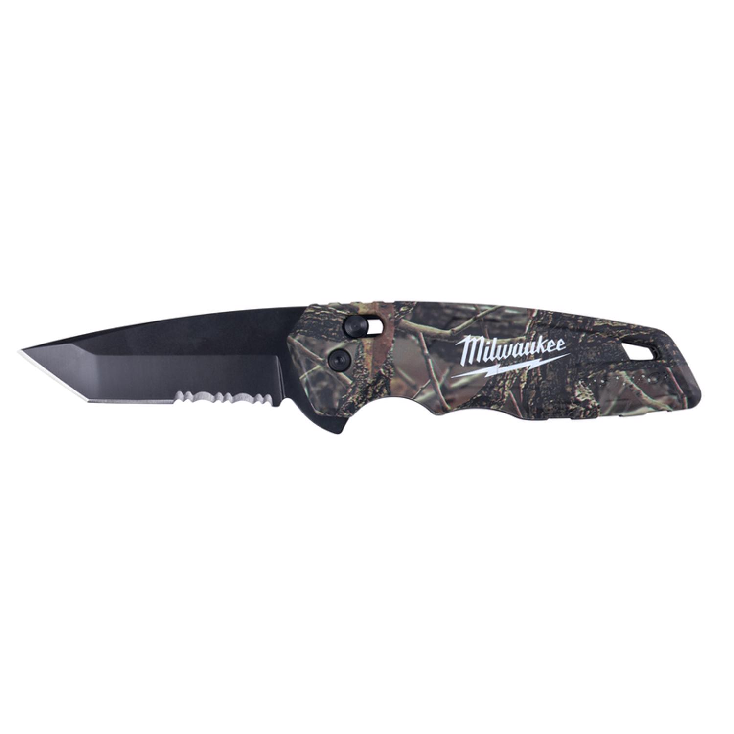 MW Fastback 7-3/4 in. Flip Folding Spring Assisted Pocket Knife Camouflage 1 pk