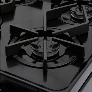 Premier 20 in. 2.42 cu. ft. Freestanding Gas Range with Sealed Burners in Black SHK100BP