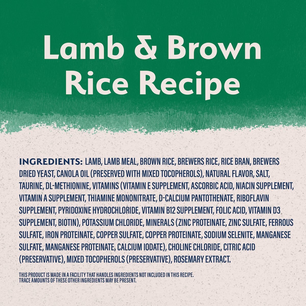 Natural Balance Limited Ingredient Lamb and Brown Rice Recipe Dry Dog Food