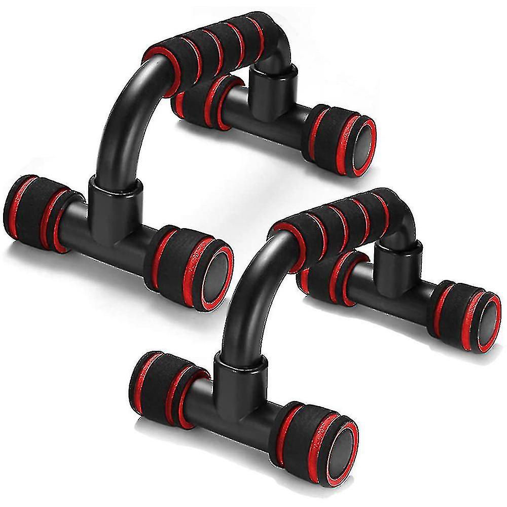 Push Up Bars - Home Workout Equipment Pushup Handle With Cushioned Foam Grip And Non-slip Sturdy Structure - Portable Pushup Stands For Home Fitness -