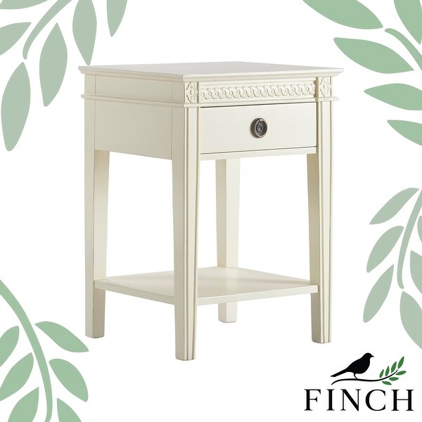 Finch Avignon Side Table in Antique White