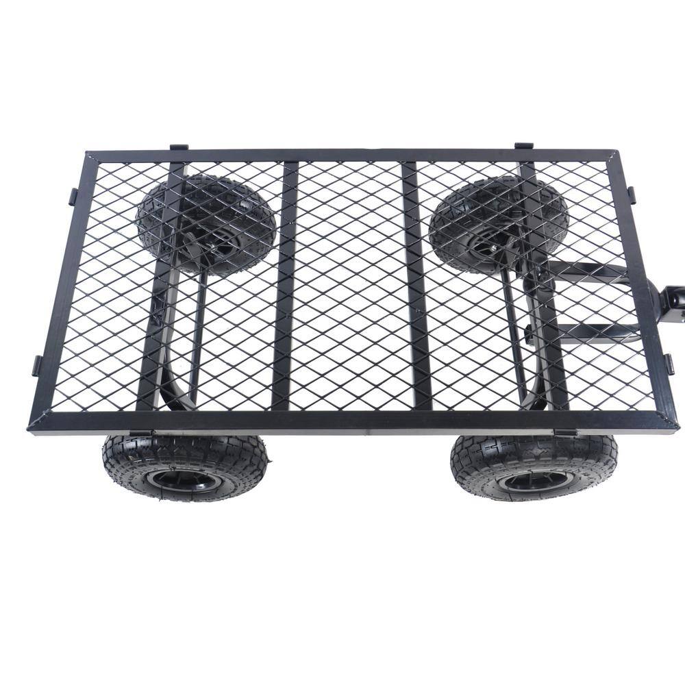 Siavonce Wagon Cart Garden Cart Trucks Make It Easier To Transport Firewood DB-ZX-D0102H2RDDA