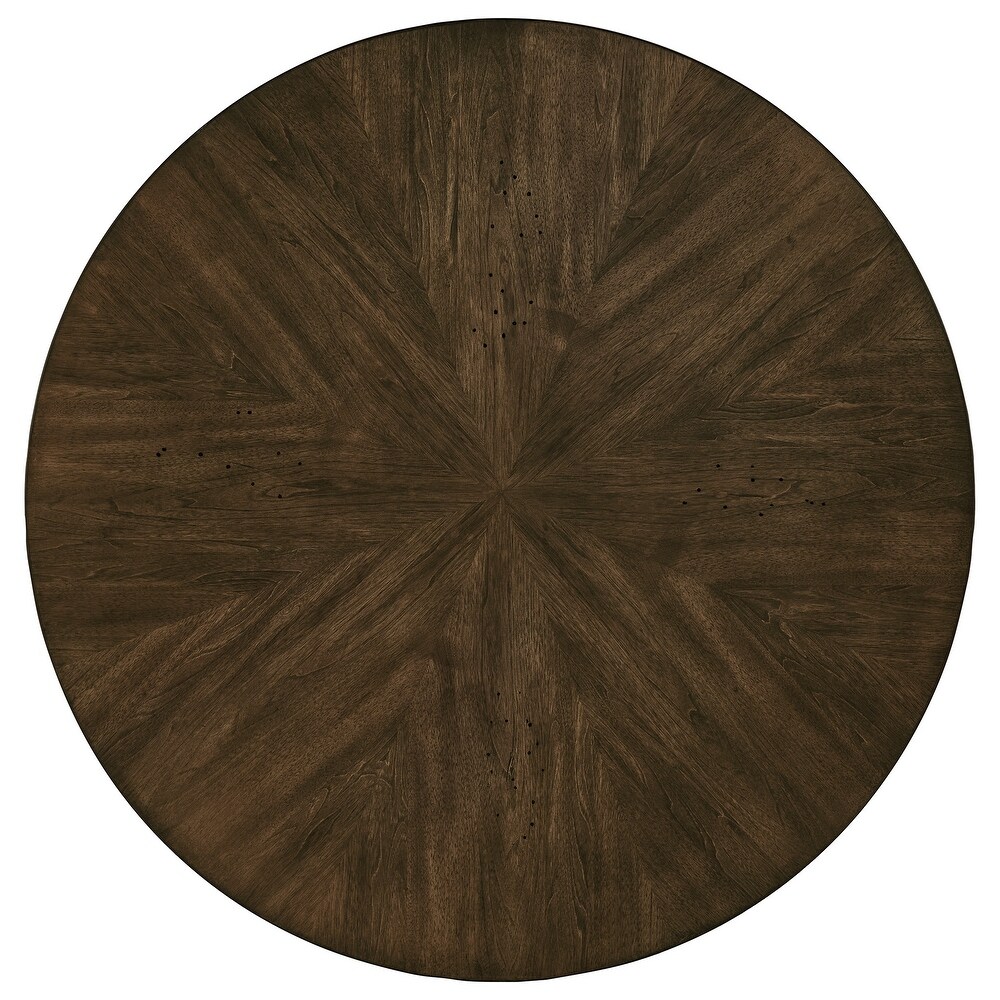 Mabel 42 inch Iron and Wood Round Dining Table or Dining Set by iNSPIRE Q Modern