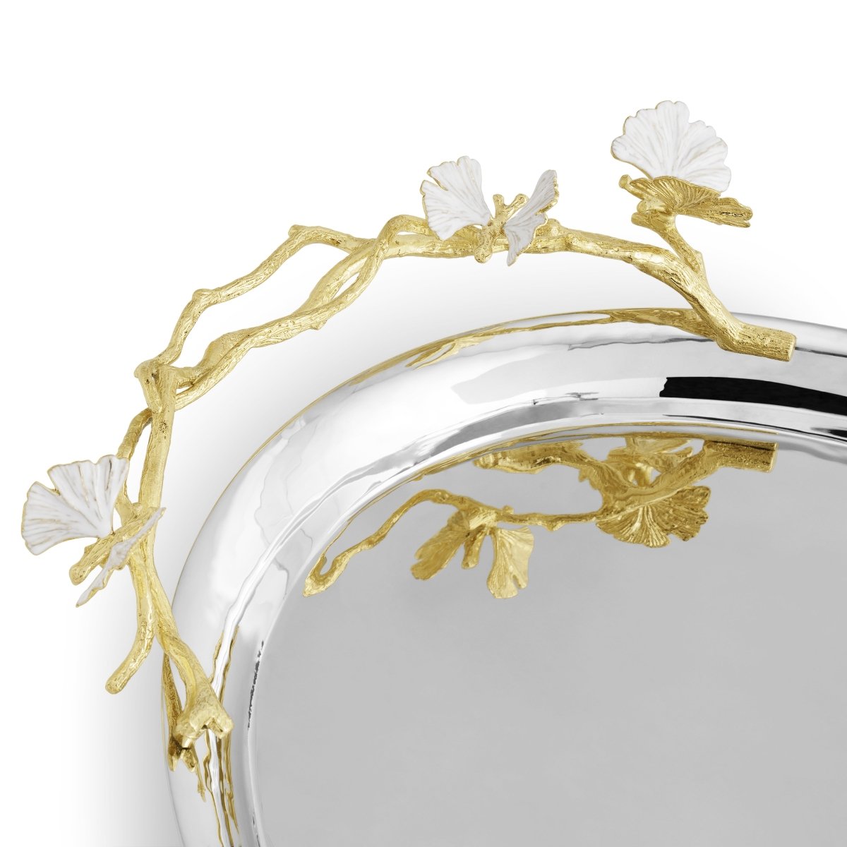 Butterfly Ginkgo Gold Tray