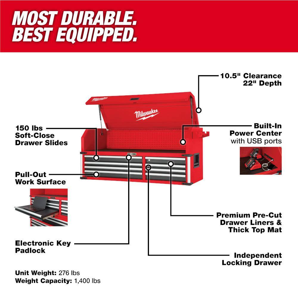 MW High Capacity 56 in. 8-Drawer Top Chest 48-22-8558