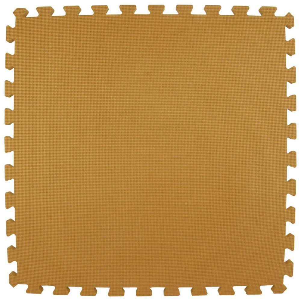 GREATMATS.COM Wood Grain Reversible Standard WoodTan 24 in. W x 24 in. L Foam Interlocking Floor Tile (58.12 sq. ft.) (Case of 15) WoodGrnRevSW15