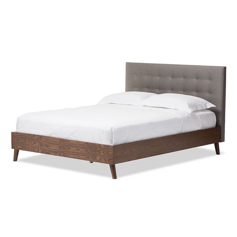 Baxton Studio Alinia Upholstered Bed