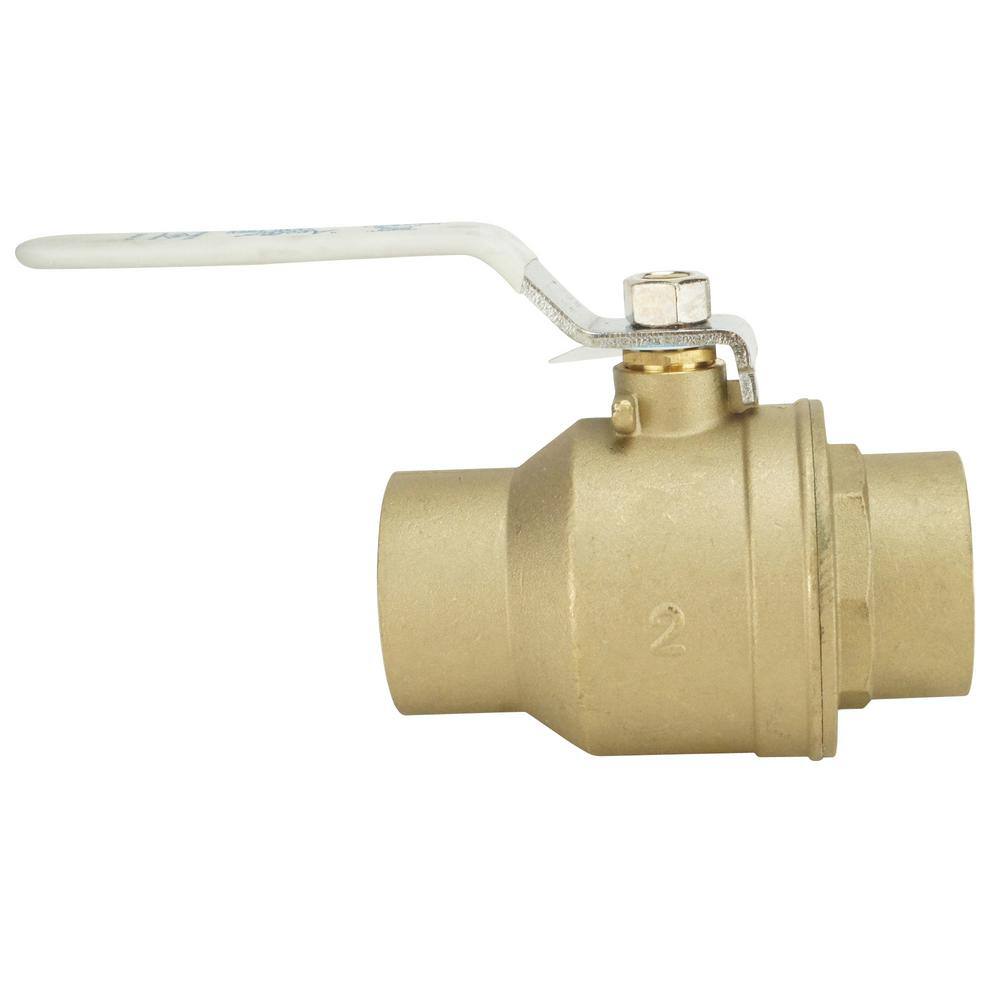 Apollo 2-12 in. Lead Free Brass SWT x SWT Ball Valve 94ALF20901A