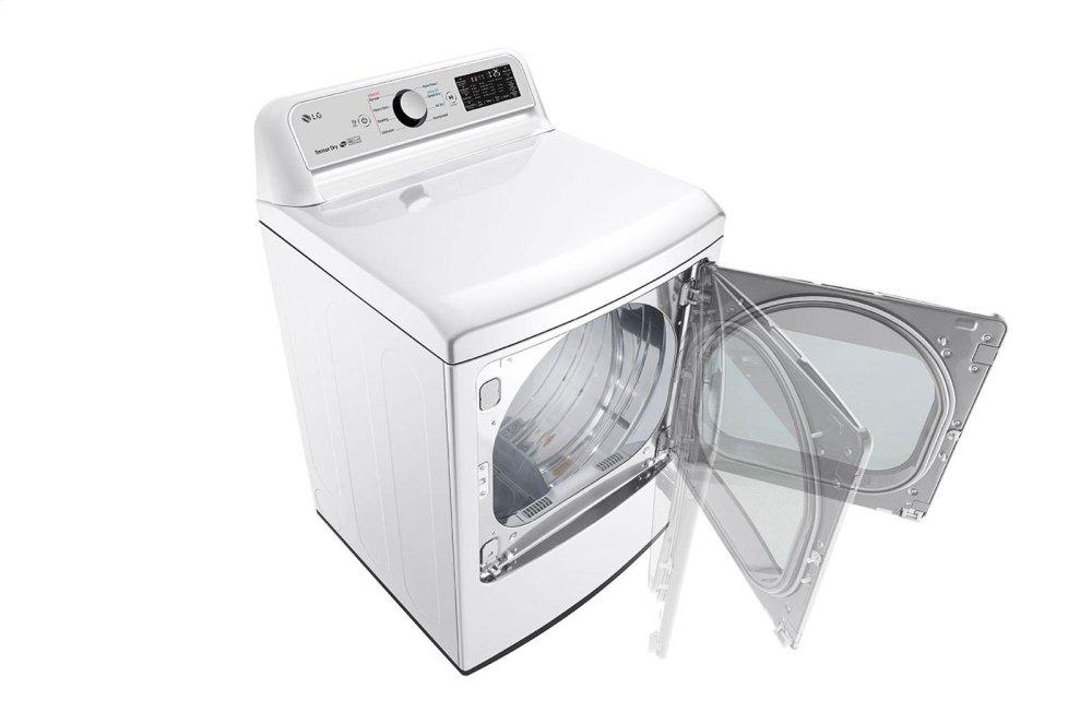 Lg DLE7300WE 7.3 Cu. Ft. Smart Wi-Fi Enabled Electric Dryer With Sensor Dry Technology