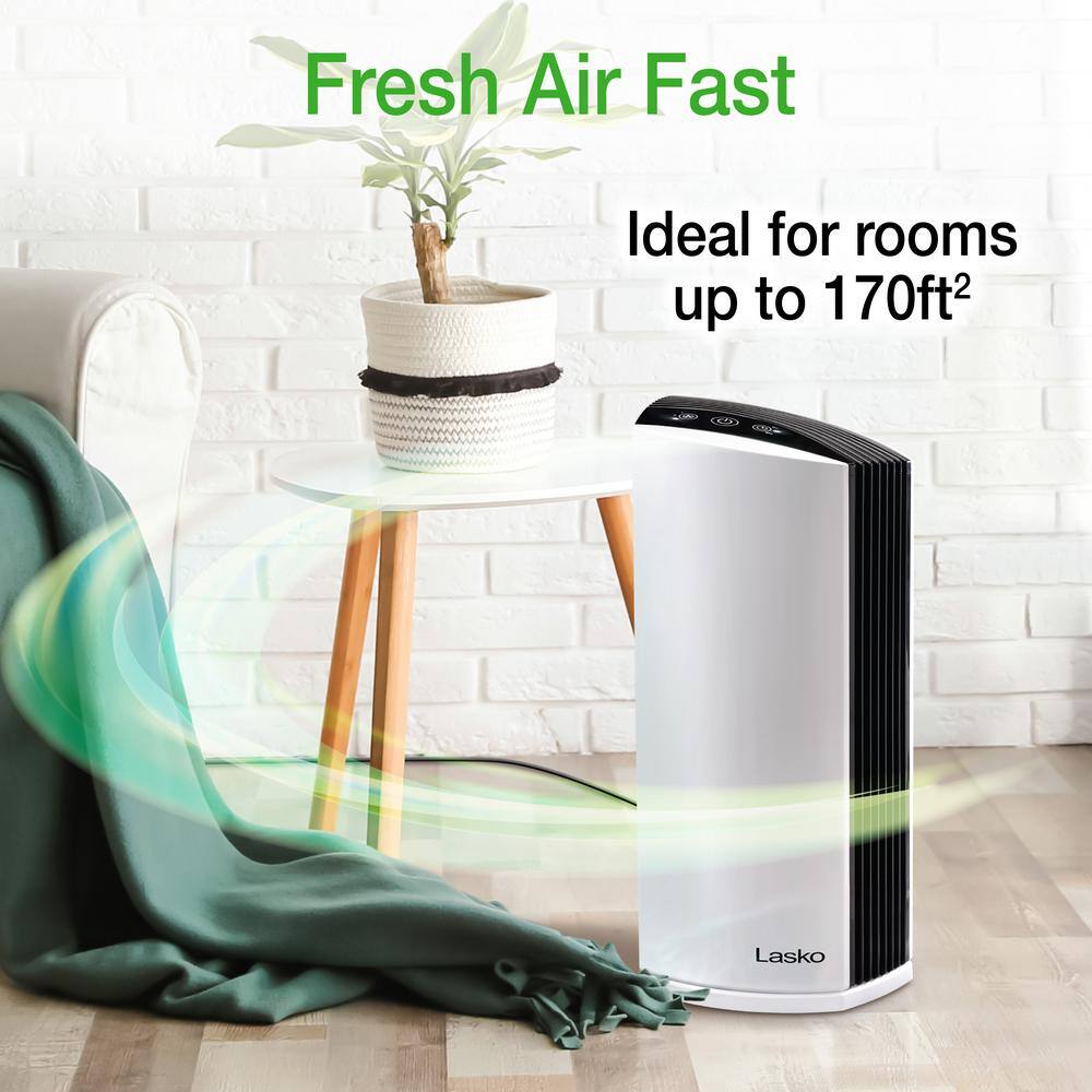 Lasko HEPA Filter Room Air Purifier with Total Protect Filtration LP300