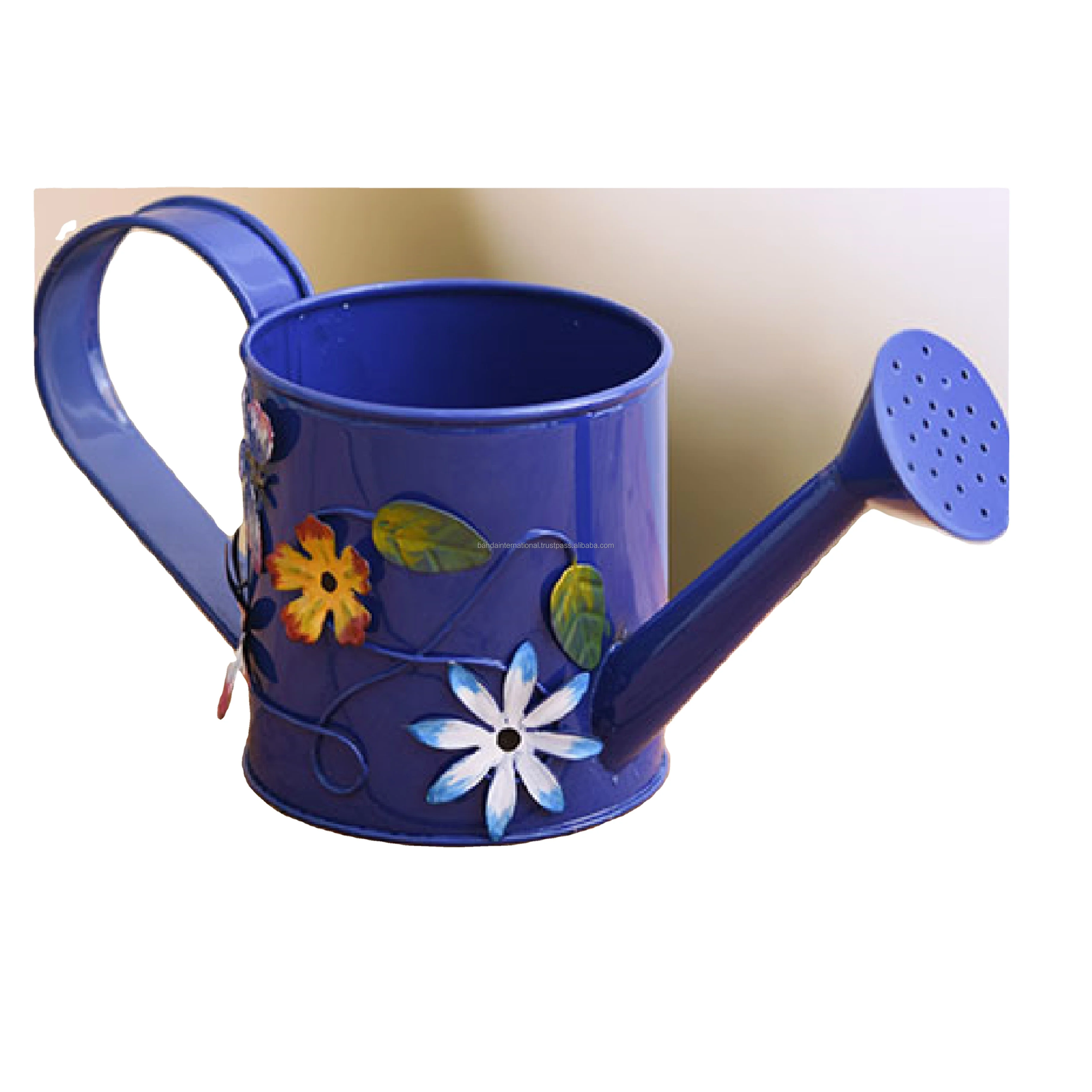 Wholesale Galvanized Zinc Watering Can Indian Hand Craved garden And Home Plant watering Can