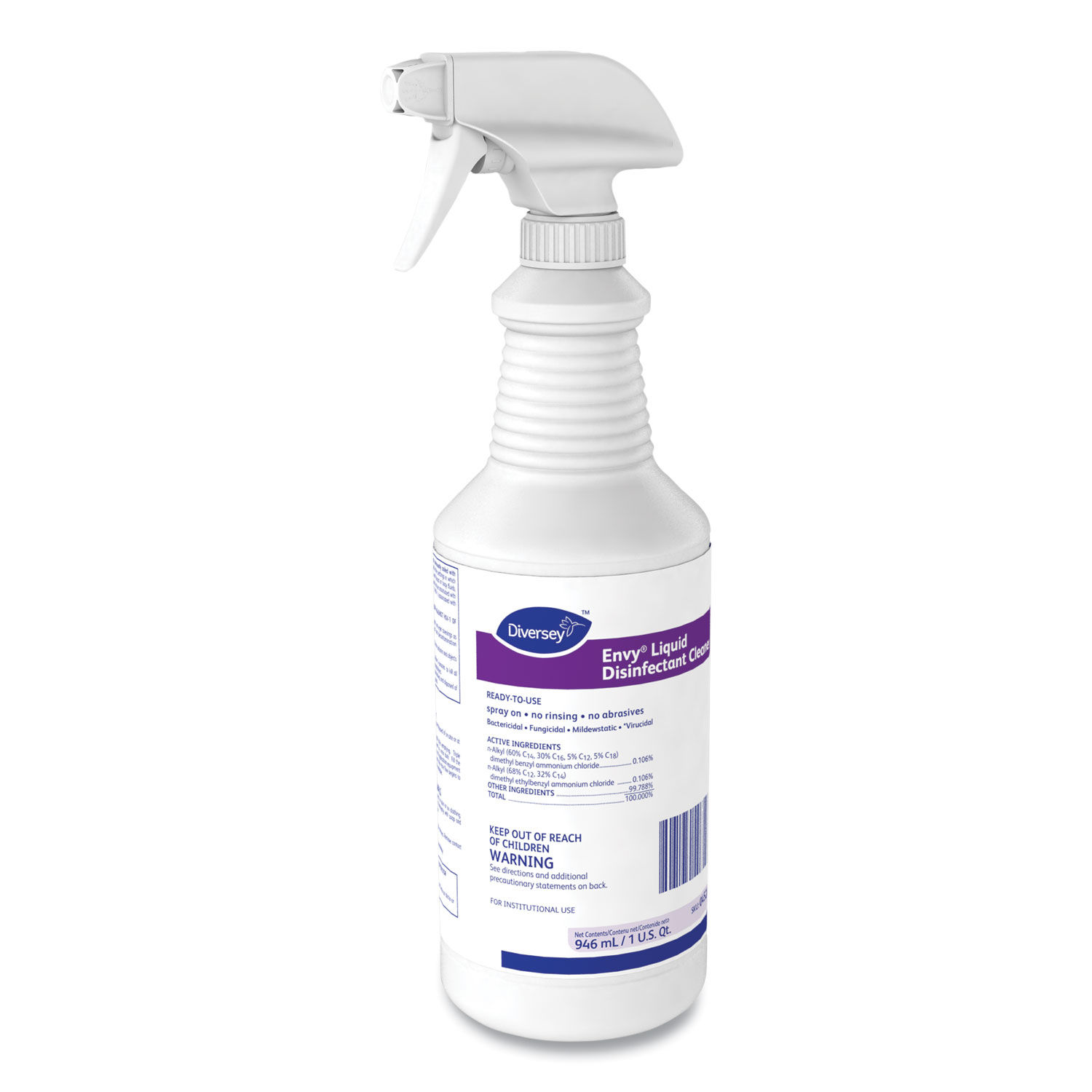 Envy Liquid Disinfectant Cleaner by Diverseyandtrade; DVO04528