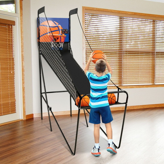 Costway 75138604 Foldable Single Shot Basketball A...