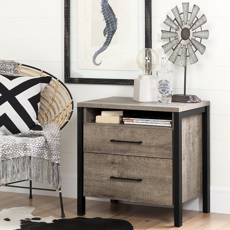 South Shore Munich 2-Drawer Nightstand