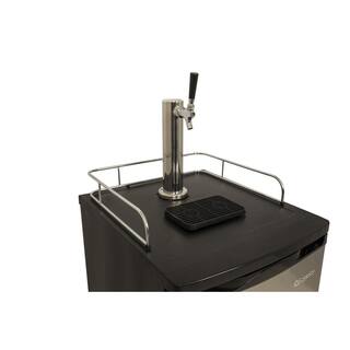 EdgeStar Single Tap 20 in. Full Size Beer Keg Dispenser in Stainless Steel KC2000