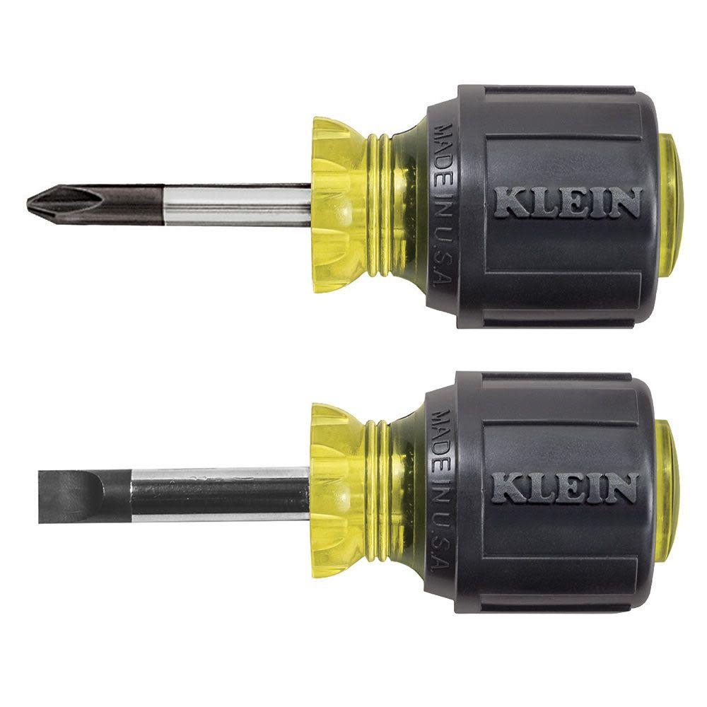 2 Piece Stubby Screwdriver Set ;