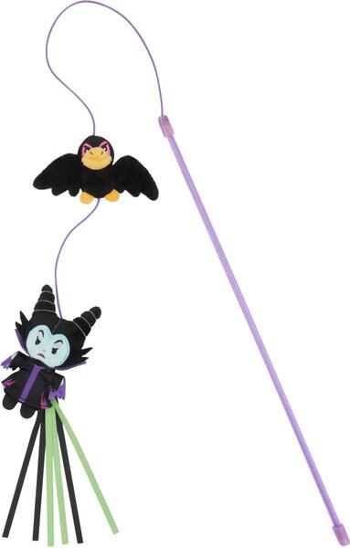 Disney Villains Maleficent and Raven Teaser Wand Cat Toy with Catnip