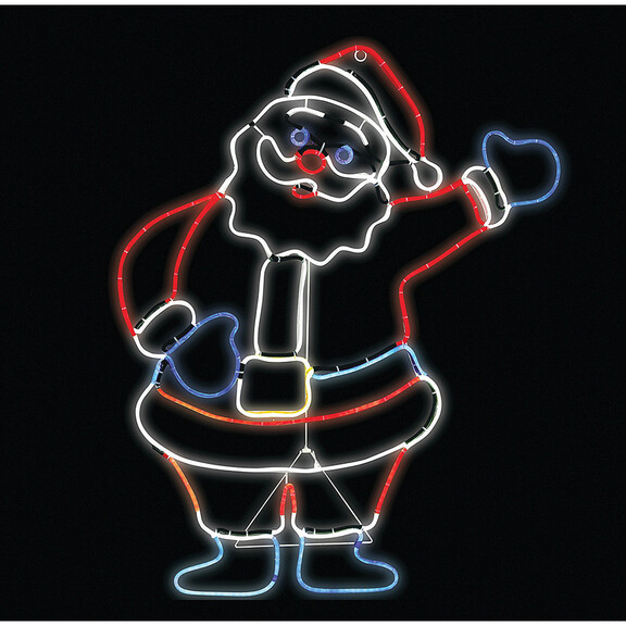 Morris Costumes SS11128G Light Up Glo Santa Outdoo...