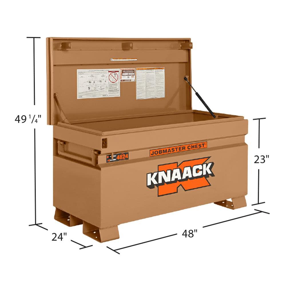 Knaack 24-in W x 48-in L x 28.25-in Steel Jobsite Box 4824 from Knaack