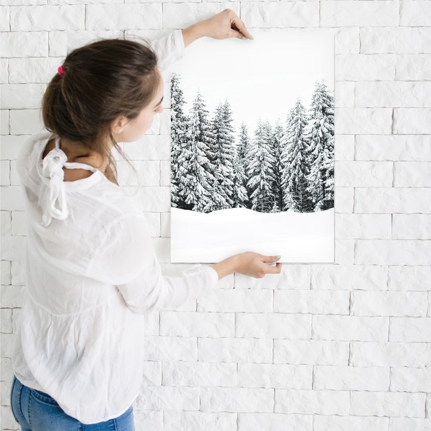 Americanflat Botanical Landscape Winter Wonderland Christmas By Tanya Shumkina Poster