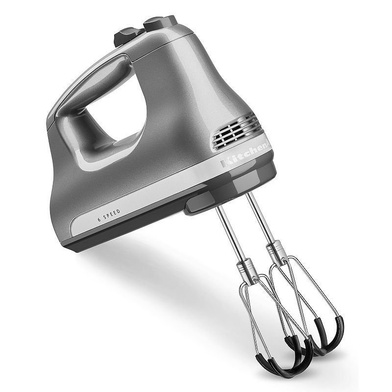 KitchenAid KHM6118 6-Speed Hand Mixer with Flex Edge Beaters