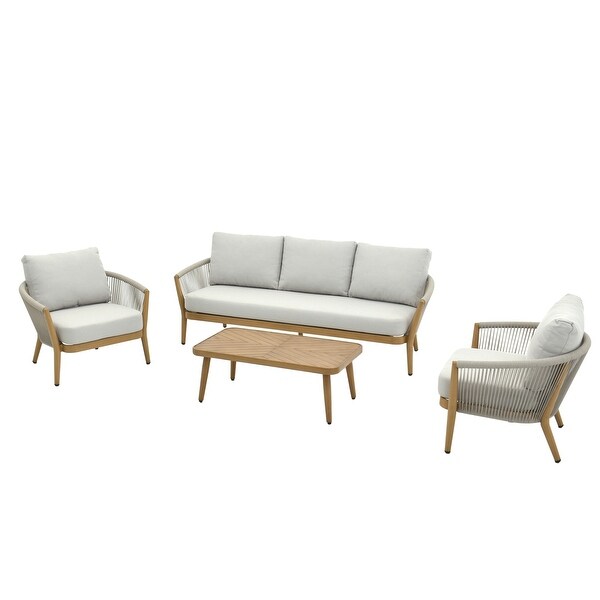 Turin Outdoor Conversation Set of 4pcs