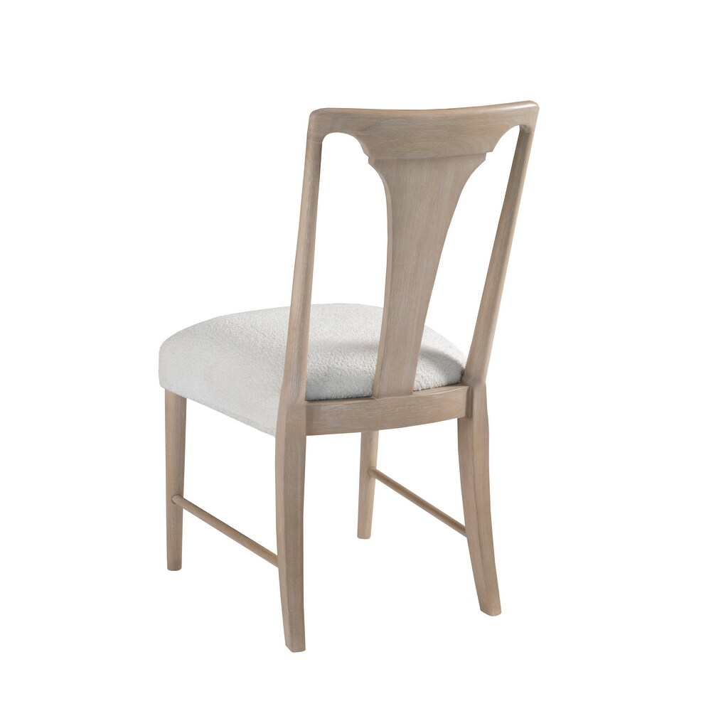 Bodhi Slat Back Wood Side Chair   Set of 2