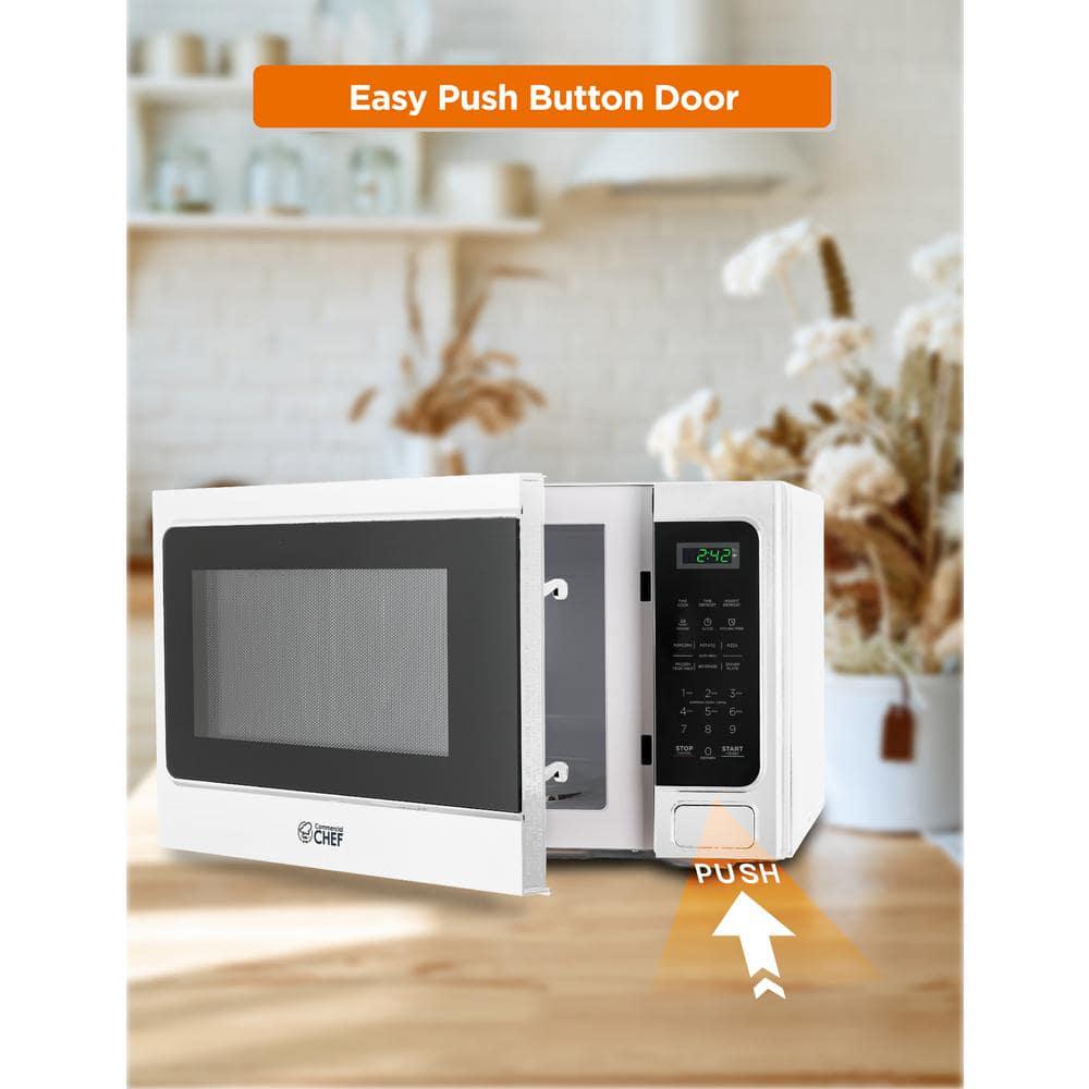 Commercial CHEF 204 in Width 13 cu ft White 1000Watt Countertop Microwave Oven