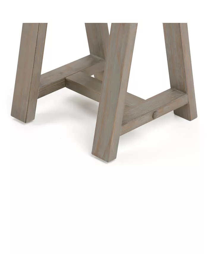 Simpli Home Ramsee Grey Console Table