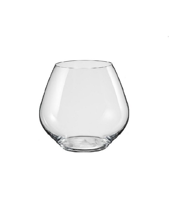 Red Vanilla Saloma Stemless White Wine Glass 14.75 Oz Set of 6