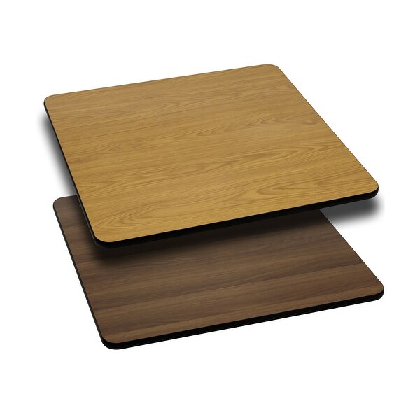 24'' Square Table Top with Reversible Laminate Top