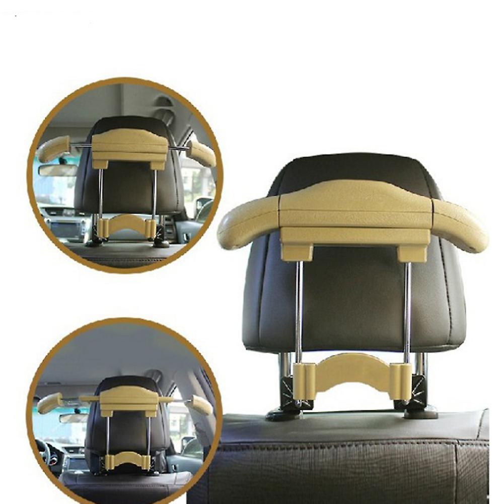 Retractable Car Hanger No Need To Disassemble The Headrest Multifunctional Car Headrest Seat Hanger For Coat Jacket Uniform Sweater For Most Cars Suv