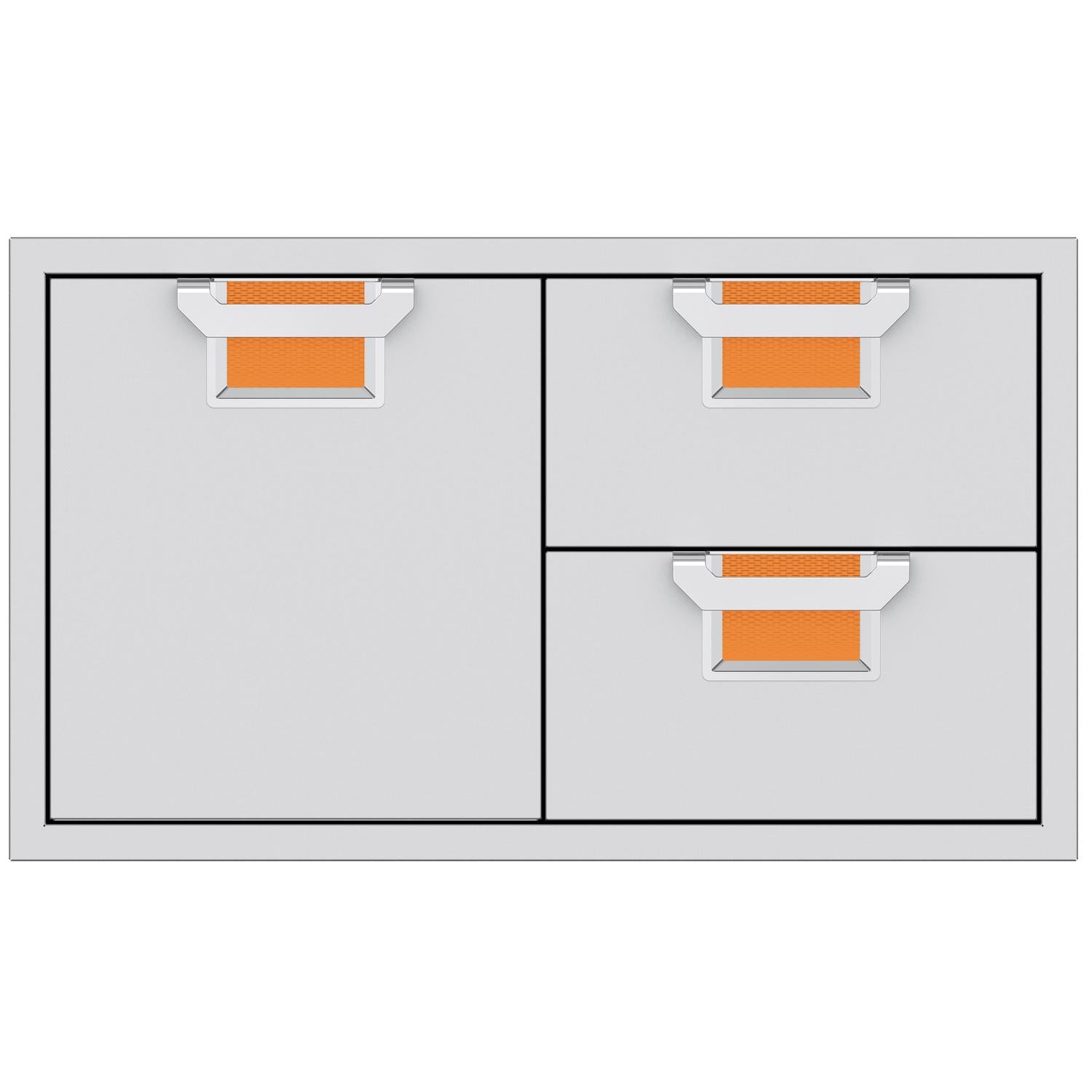 Aspire By Hestan 36 Double Drawer & Storage Door Combination With Color Options