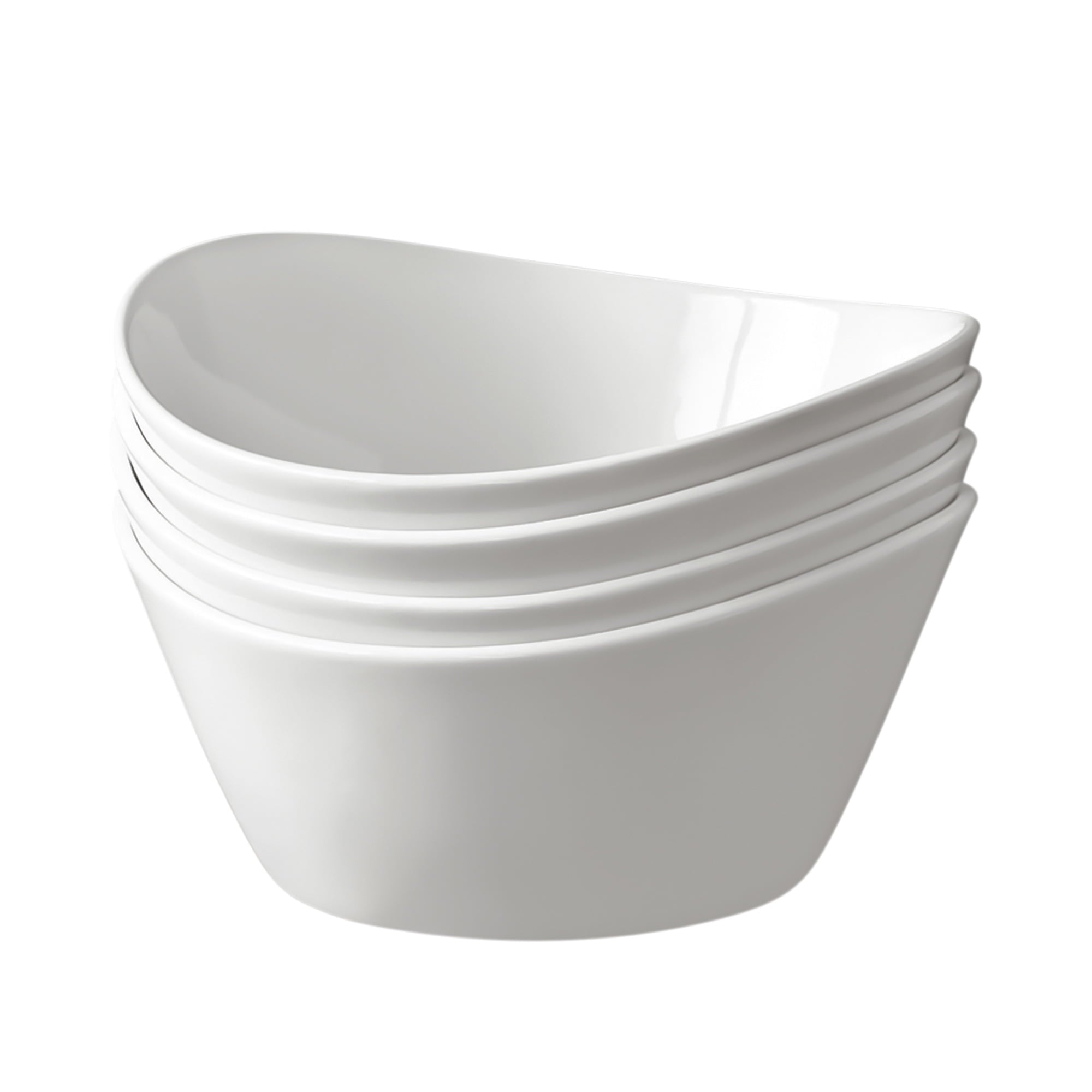 Better Homes and Gardens Porcelain Wavy Serve Bowls， set of 4