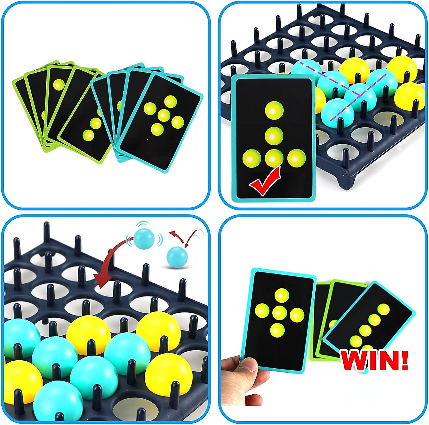 Bounce Off Board Game， Bounce Off Game With Bouncing Pattern Challenges， Family Game， For Adults And Kids， Creative Gifts For 3 Year Olds And Up (boun