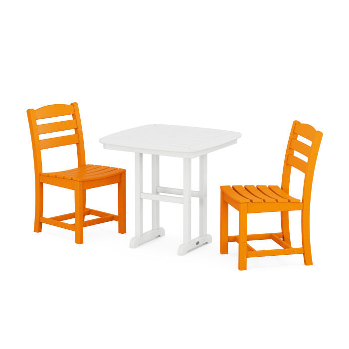 Polywood La Casa Café Side Chair 3-Piece Dining Set PWS1211-1