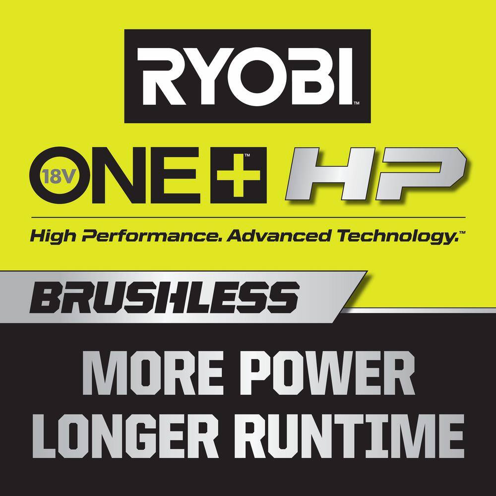 RYOBI ONE+ HP 18V Brushless Attachment Capable String Trimmer w Extra 5-Pack Pre-Cut Spiral Line 6.0Ah Battery  Charger P20220-AC