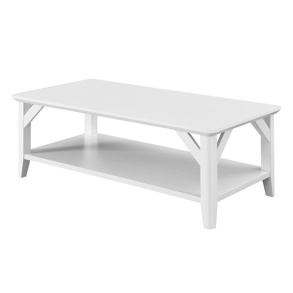 The Gray Barn West Coffee Table with Shelf