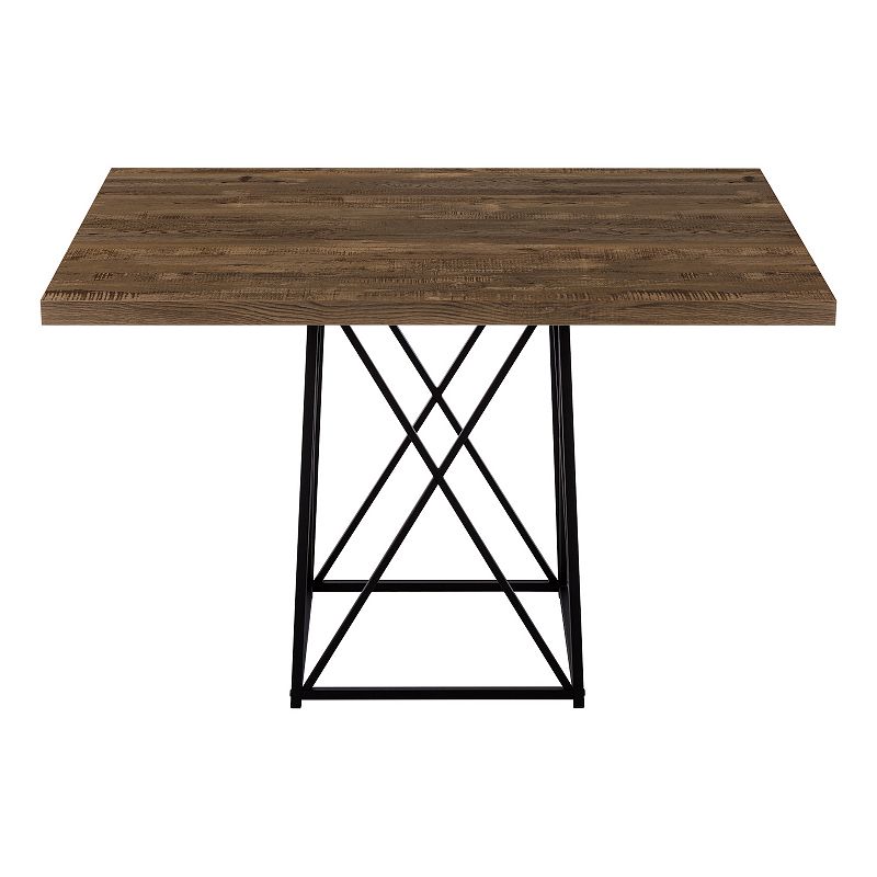 Monarch Contemporary X-Frame Dining Table