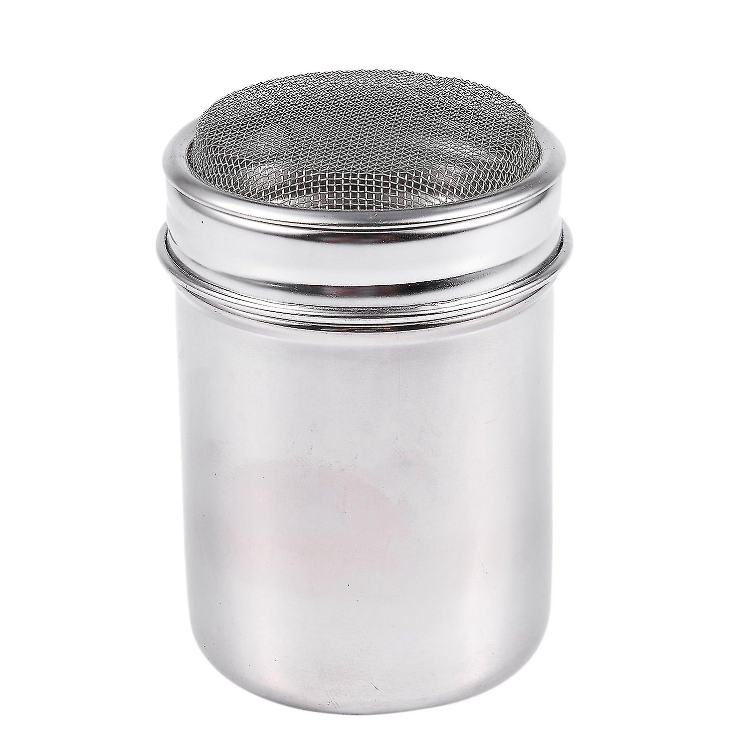 Silver Stainless Steel Mesh Tube Type Salt Shaker Spice Jar