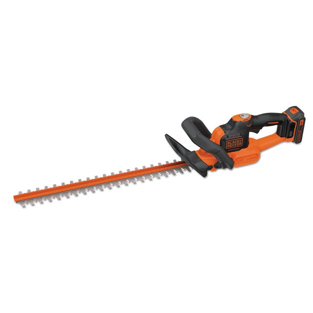 Black amp Decker Lht321 20v Max Powercommand Lithium ion 22 In Cordless Hedge Trimmer Kit 1 5 Ah